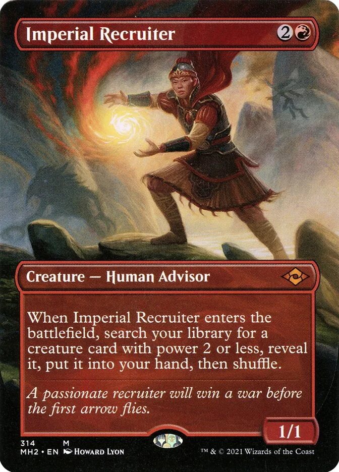 Imperial Recruiter MTG (Portal Three Kingdoms)