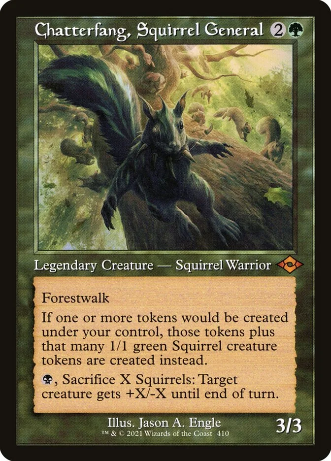 Chatterfang, Squirrel General (Modern Horizons 2) - Magic: The Gathering in TCG Land