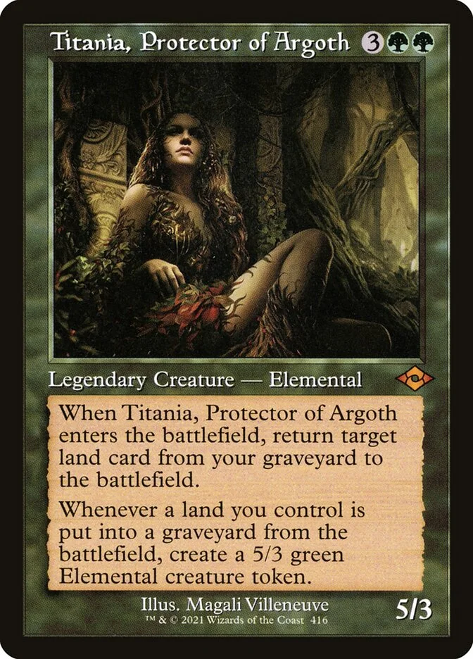 Titania, Protector of Argoth (Modern Horizons 2) - Magic: The Gathering in TCG Land México