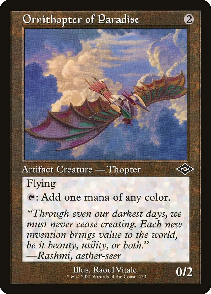 Ornithopter of Paradise (Modern Horizons 2) - Magic: The Gathering in TCG Land