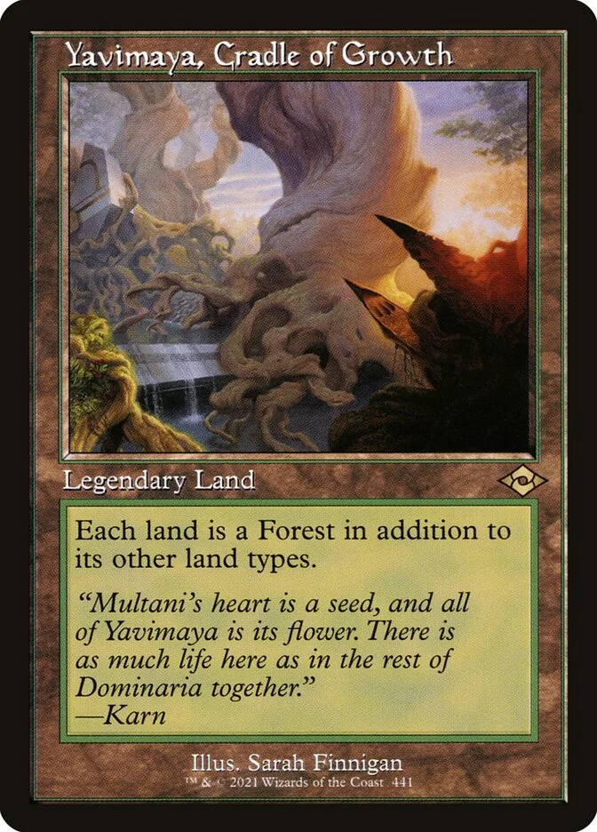 Yavimaya, Cradle of Growth (Modern Horizons 2) - Magic: The Gathering in TCG Land