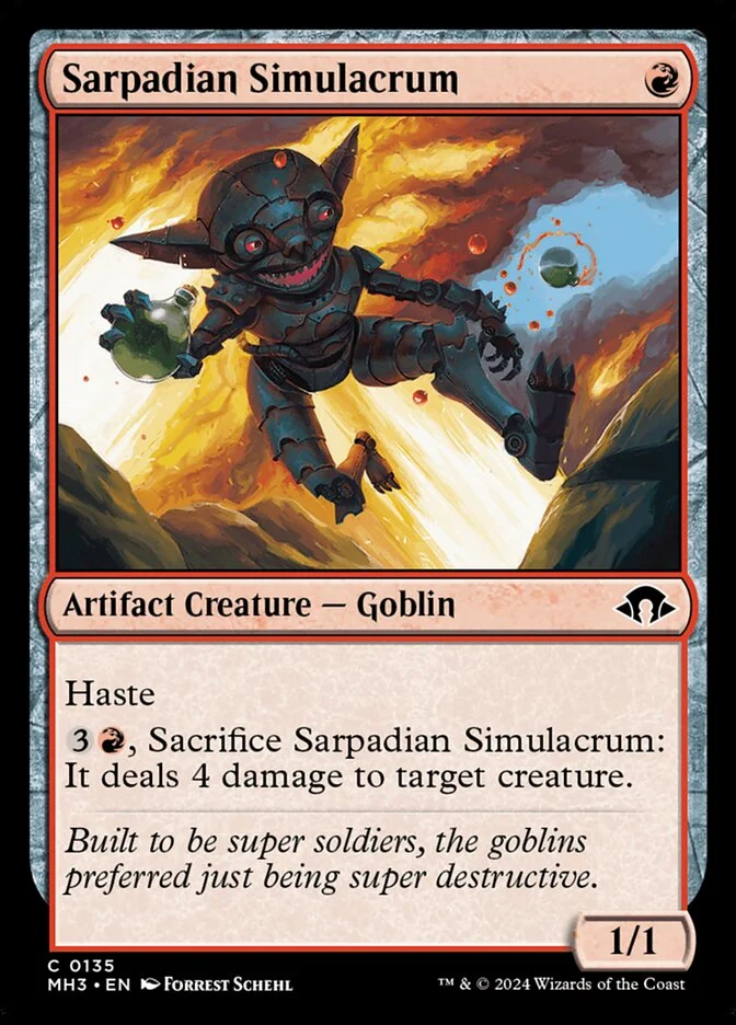 Sarpadian Simulacrum (Modern Horizons 3) - Magic: The Gathering in TCG Land