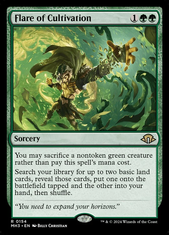Flare of Cultivation (Modern Horizons 3) - Magic: The Gathering in TCG Land