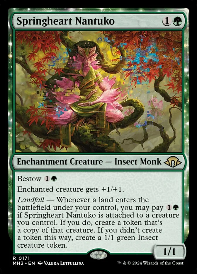 Springheart Nantuko (Modern Horizons 3) - Magic: The Gathering in TCG Land