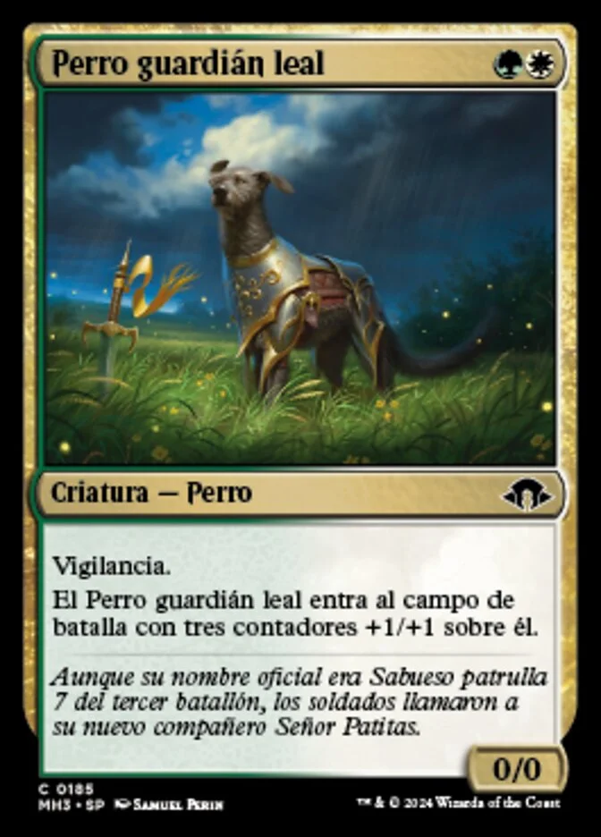 Perro guardián leal (Modern Horizons 3) - Magic: The Gathering in TCG Land
