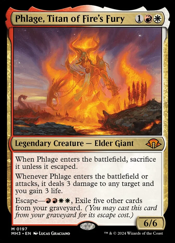 Phlage, Titan of Fire's Fury (Modern Horizons 3) - Magic: The Gathering in TCG Land