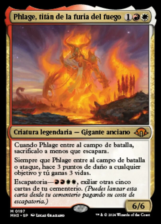 Phlage, titán de la furia del fuego (Modern Horizons 3) - Magic: The Gathering in TCG Land México