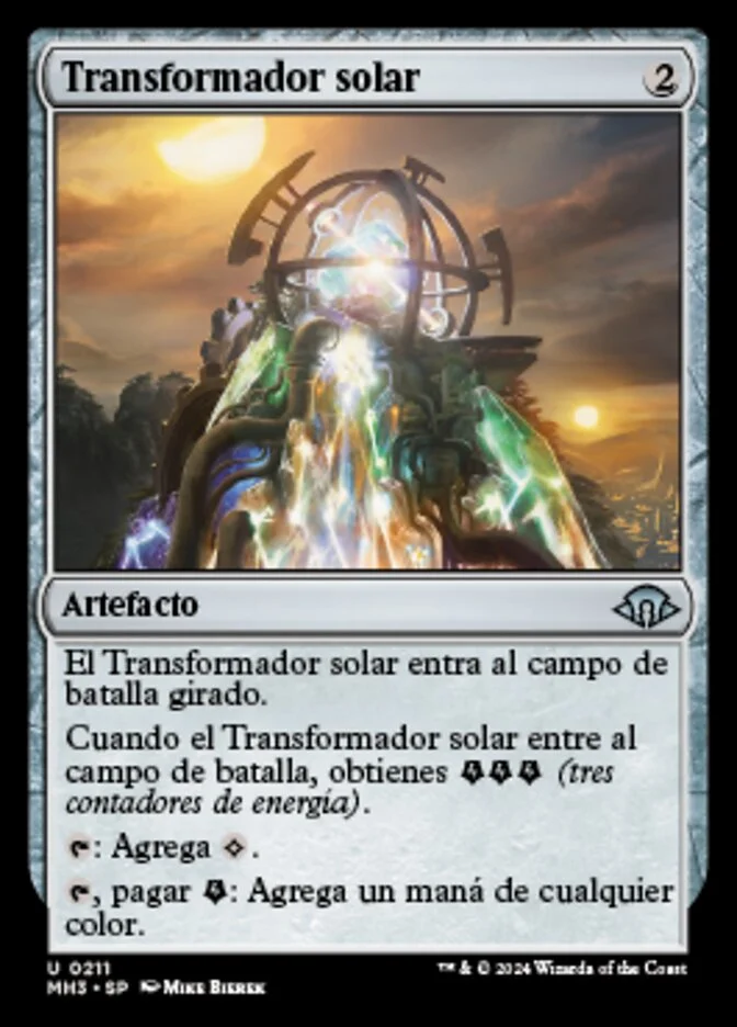 Transformador solar (Modern Horizons 3) - Magic: The Gathering in TCG Land México