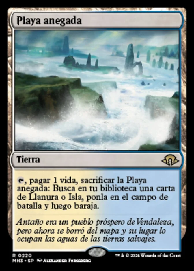 Playa anegada (Modern Horizons 3) - Magic: The Gathering in TCG Land México