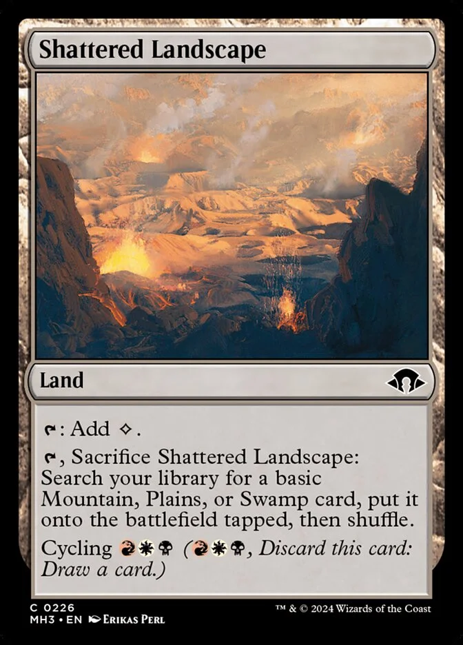 Shattered Landscape (Modern Horizons 3) - Magic: The Gathering in TCG Land