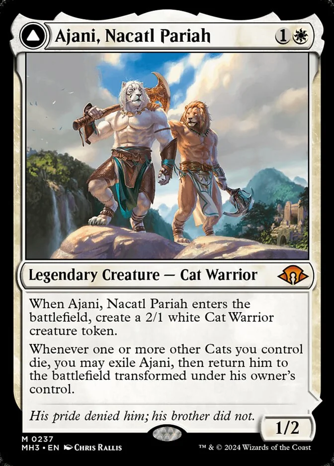Ajani, Nacatl Pariah (Modern Horizons 3) - Magic: The Gathering in TCG Land