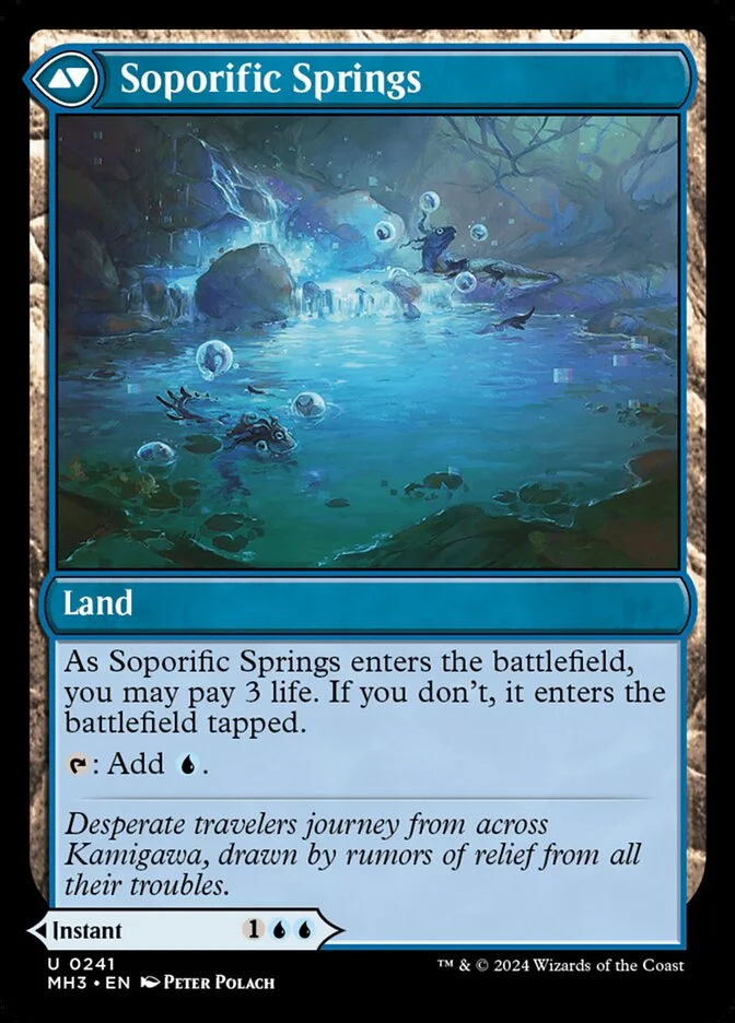 Soporific Springs (Modern Horizons 3) - Magic: The Gathering in TCG Land