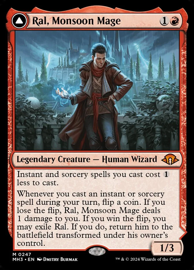 Ral, Monsoon Mage (Modern Horizons 3) - Magic: The Gathering in TCG Land