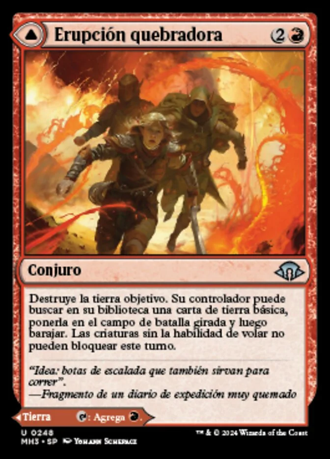 Erupción quebradora (Modern Horizons 3) - Magic: The Gathering in TCG Land