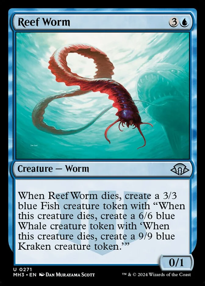 Reef Worm (Modern Horizons 3) - Magic: The Gathering in TCG Land México