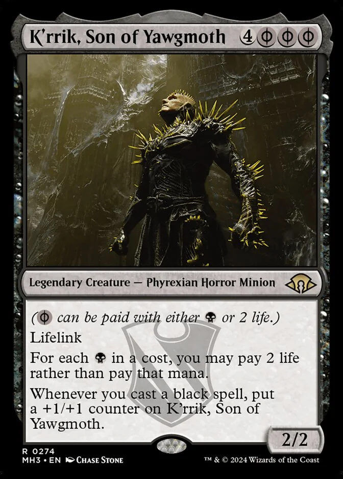 K'rrik, Son of Yawgmoth (Modern Horizons 3) - Magic: The Gathering in TCG Land