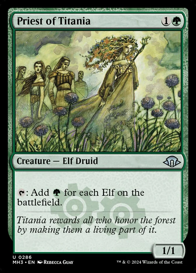 Priest of Titania (Modern Horizons 3) - Magic: The Gathering in TCG Land México