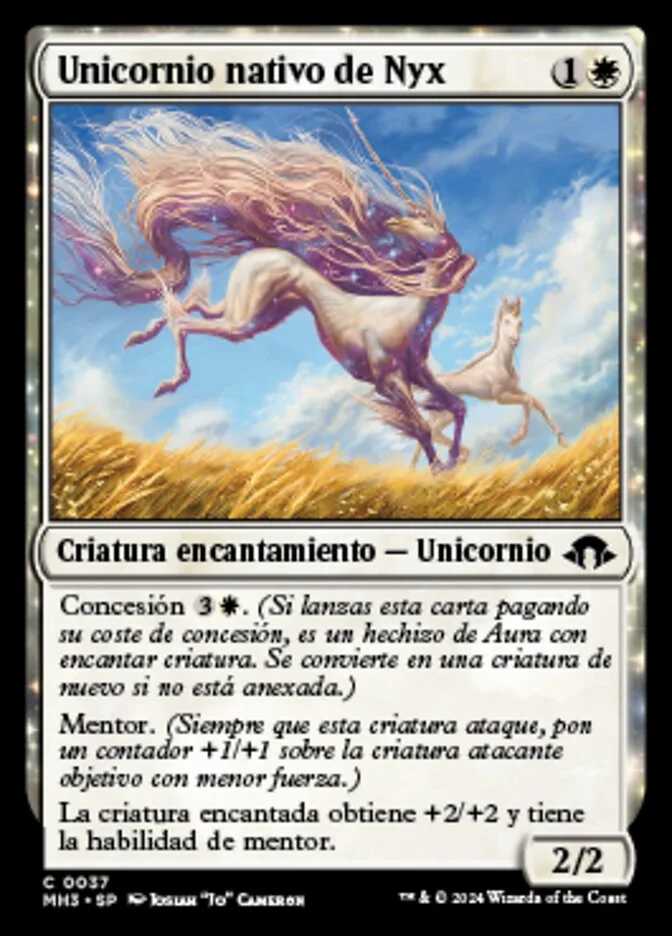 Unicornio nativo de Nyx (Modern Horizons 3) - Magic: The Gathering in TCG Land México