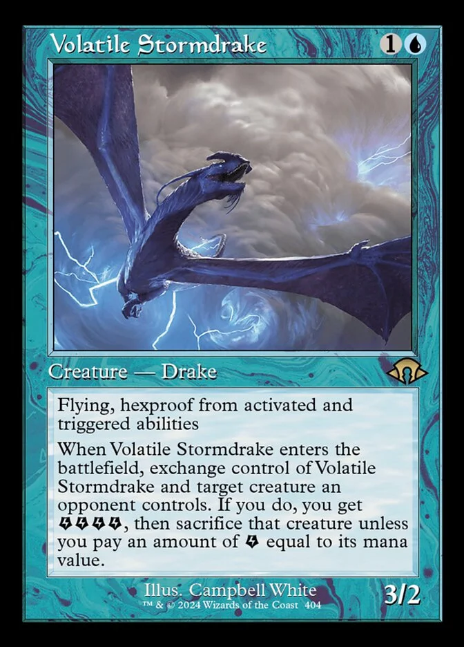 Volatile Stormdrake (Modern Horizons 3) - Magic: The Gathering in TCG Land