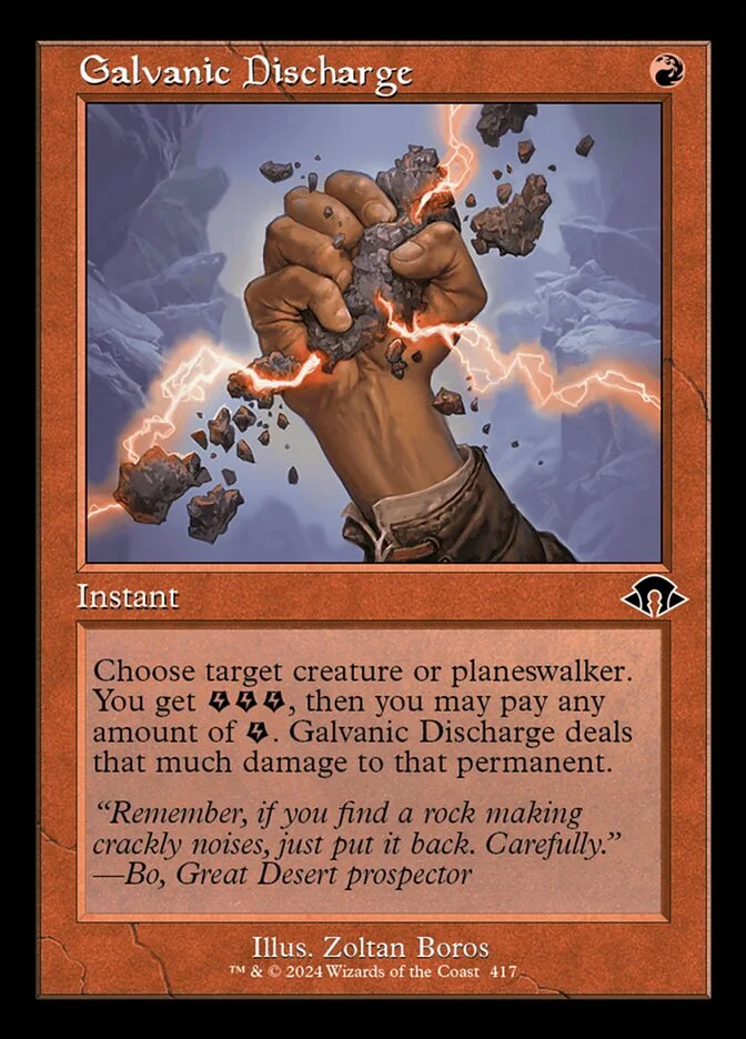 Galvanic Discharge (Modern Horizons 3) - Magic: The Gathering in TCG Land