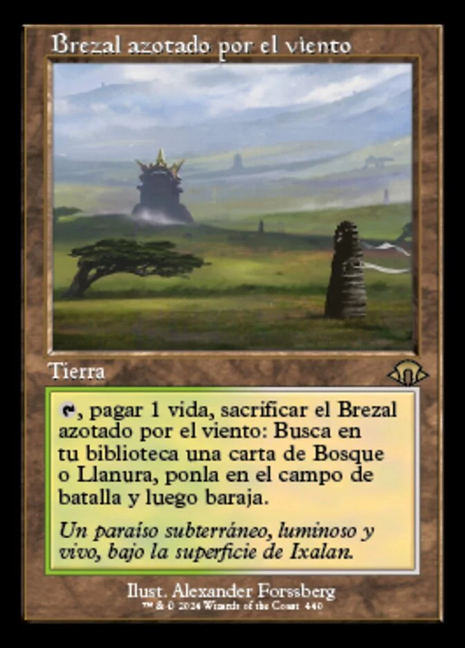 Brezal azotado por el viento (Modern Horizons 3) - Magic: The Gathering in TCG Land México