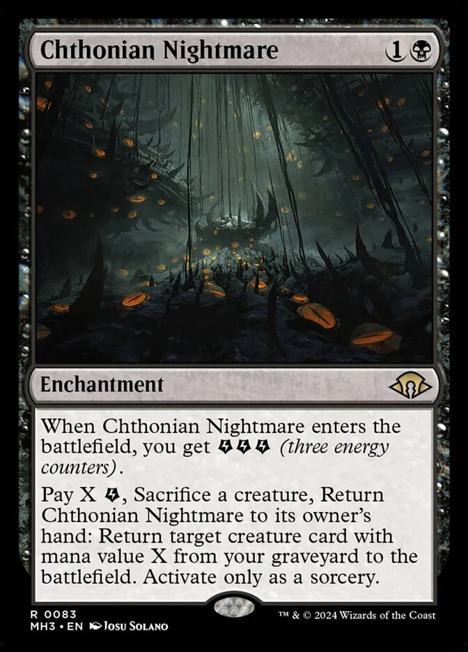Chthonian Nightmare (Modern Horizons 3) - Magic: The Gathering in TCG Land México