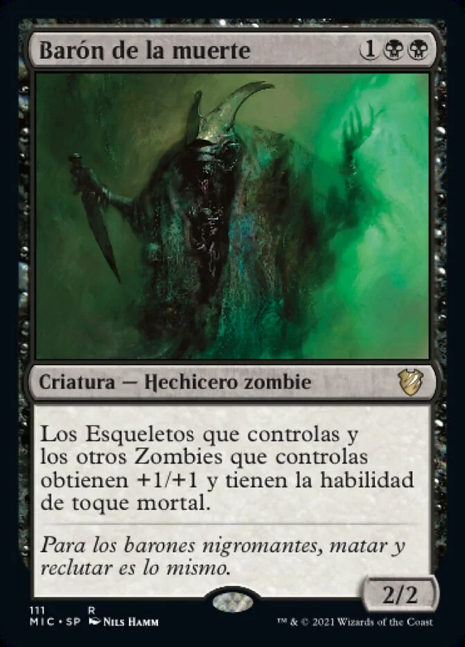 Barón de la muerte (Midnight Hunt Commander) - Magic: The Gathering in TCG Land
