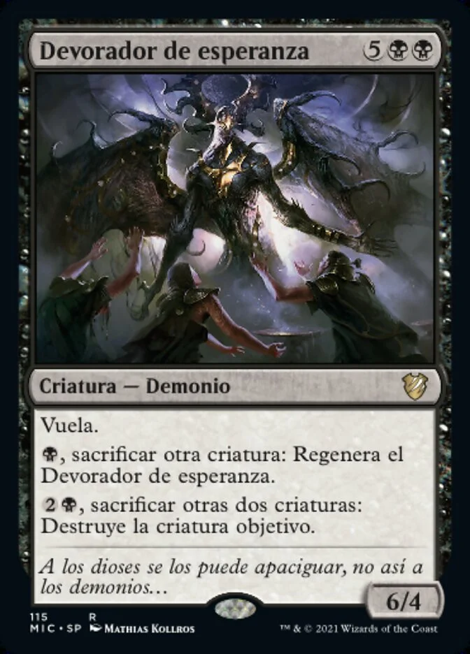 Devorador de esperanza (Midnight Hunt Commander) - Magic: The Gathering in TCG Land México