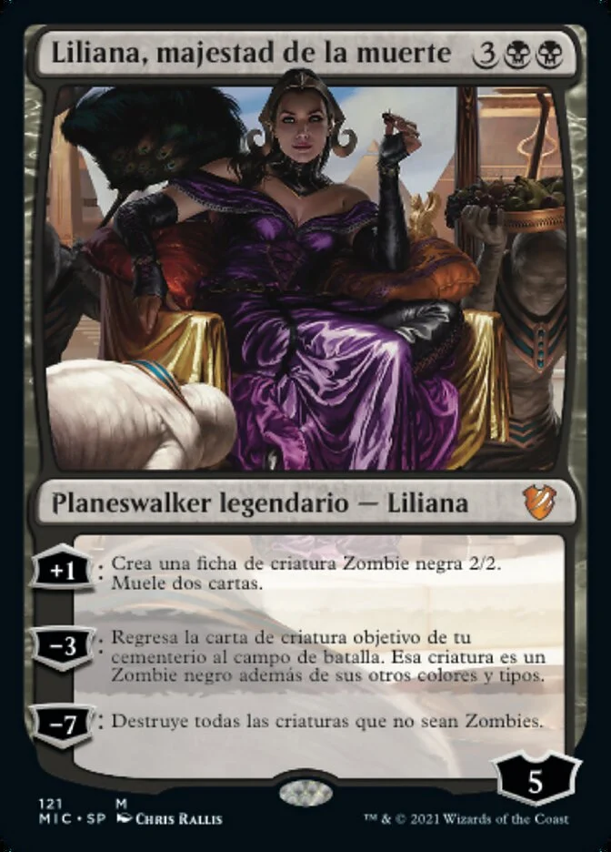 Liliana, majestad de la muerte (Midnight Hunt Commander) - Magic: The Gathering in TCG Land México