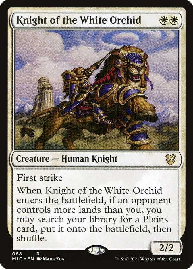 Knight of the White Orchid (Midnight Hunt Commander) - Magic: The Gathering in TCG Land