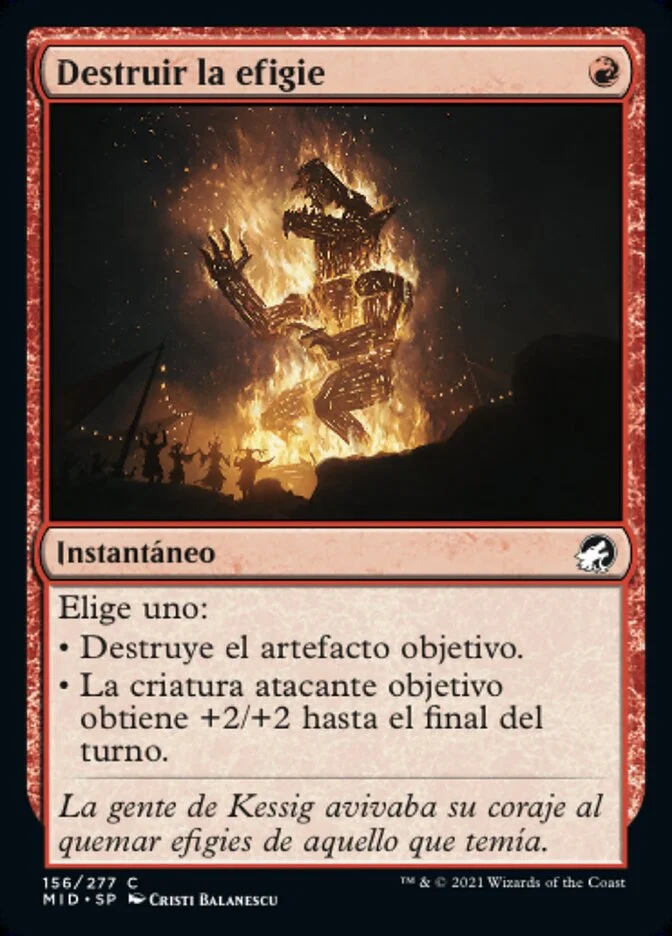 Destruir la efigie (Innistrad: Midnight Hunt) - Magic: The Gathering in TCG Land