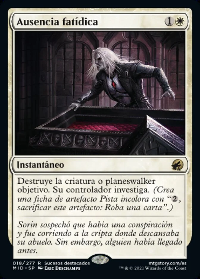 Ausencia fatídica (Innistrad: Midnight Hunt) - Magic: The Gathering in TCG Land