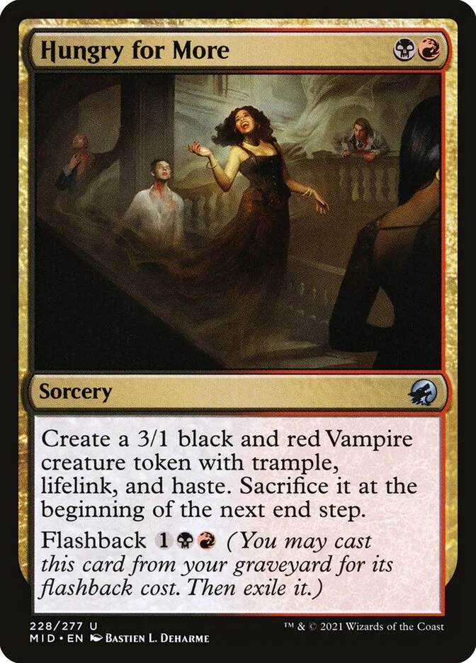 Hungry for More (Innistrad: Midnight Hunt) - Magic: The Gathering in TCG Land