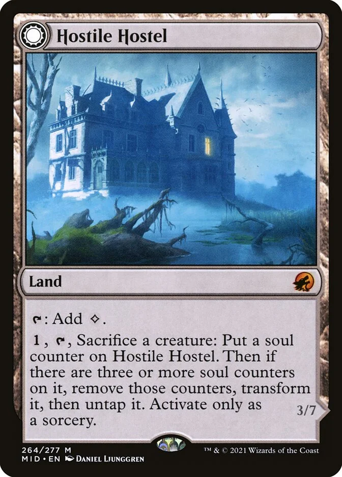 Hostile Hostel (Innistrad: Midnight Hunt) - Magic: The Gathering in TCG Land