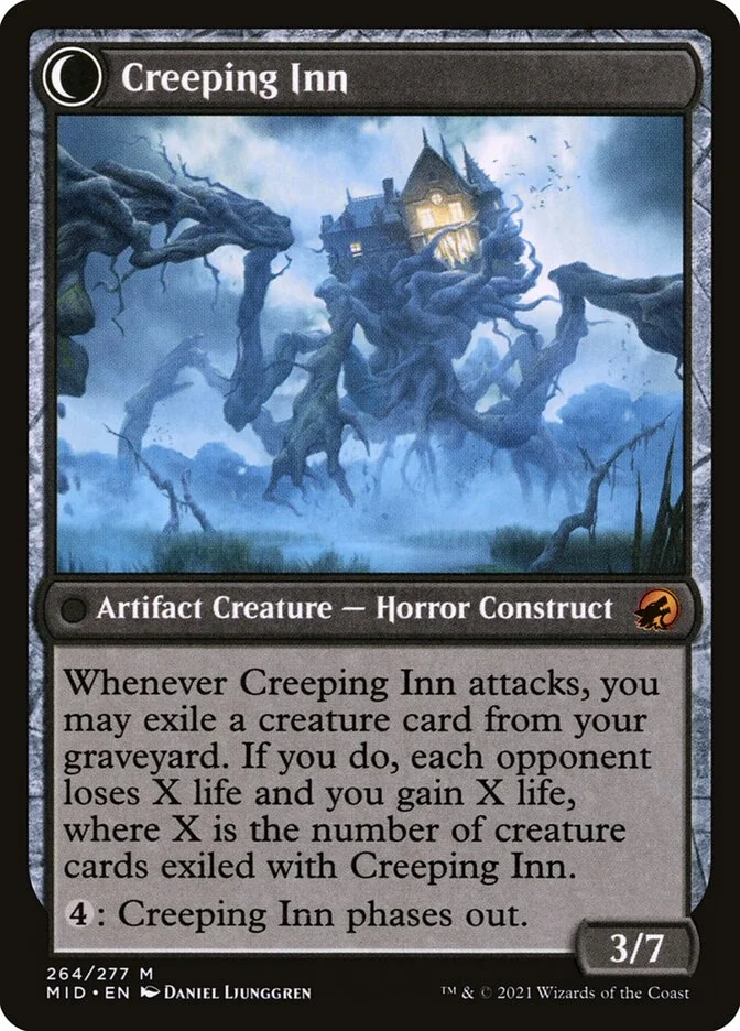 Creeping Inn (Innistrad: Midnight Hunt) - Magic: The Gathering in TCG Land