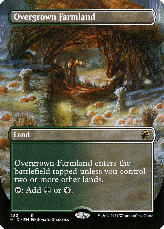 Overgrown Farmland (Innistrad: Midnight Hunt) - Magic: The Gathering in TCG Land