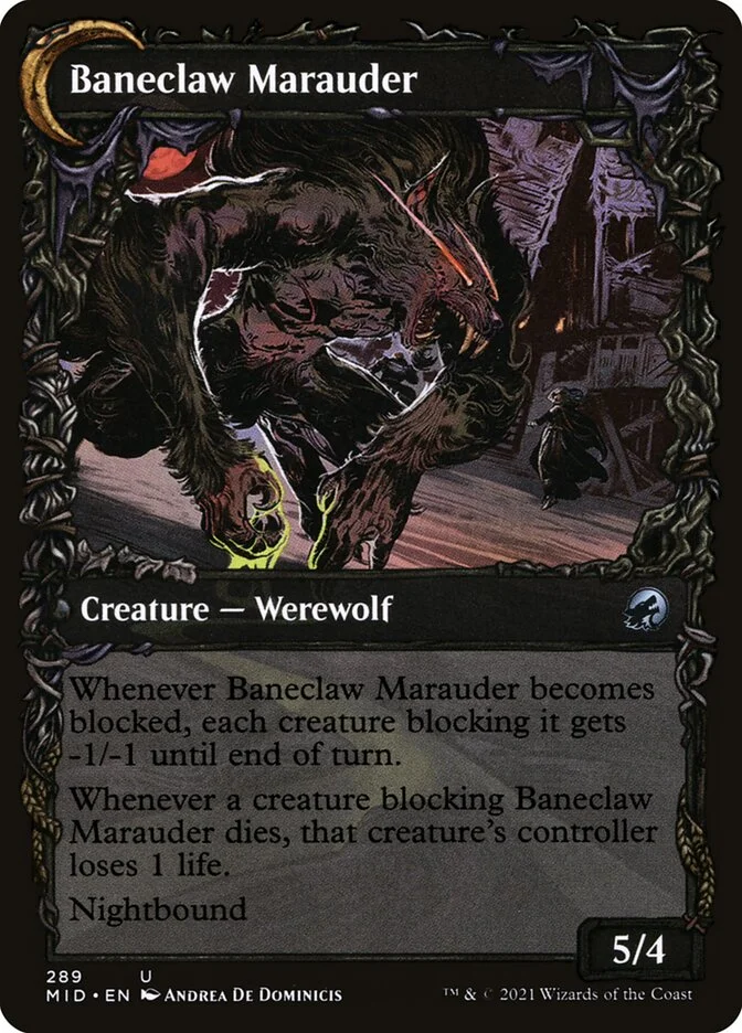 Baneclaw Marauder (Innistrad: Midnight Hunt) - Magic: The Gathering in TCG Land