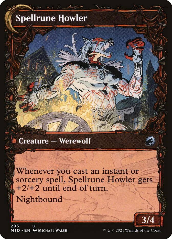 Spellrune Howler (Innistrad: Midnight Hunt) - Magic: The Gathering in TCG Land