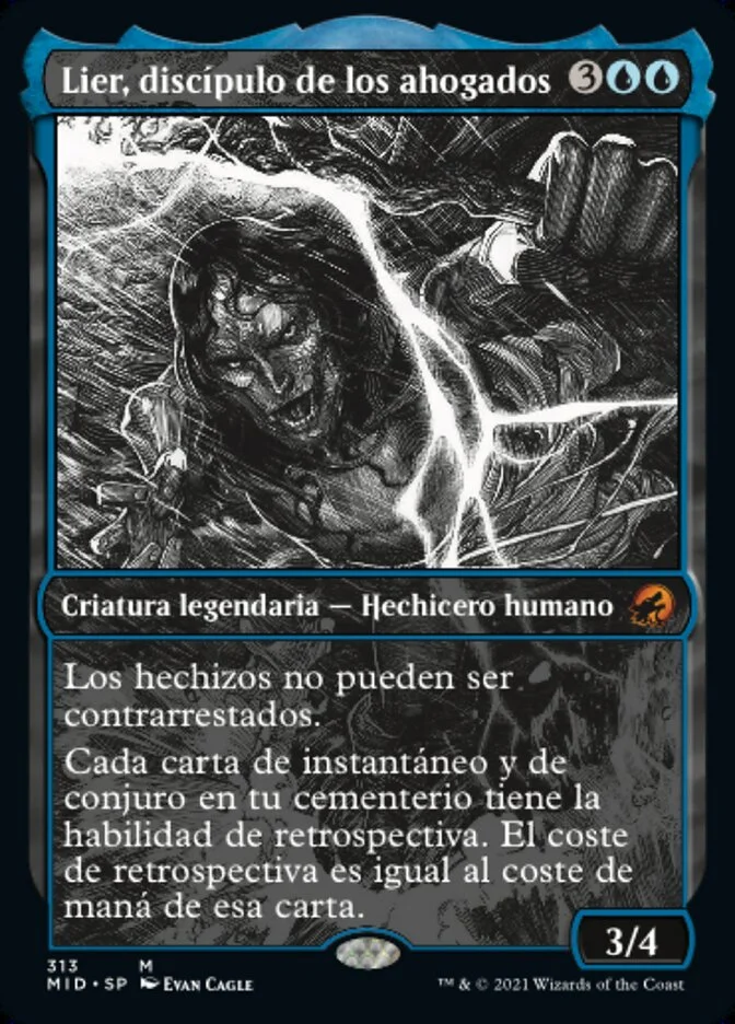Lier, discípulo de los ahogados (Innistrad: Midnight Hunt) - Magic: The Gathering in TCG Land México