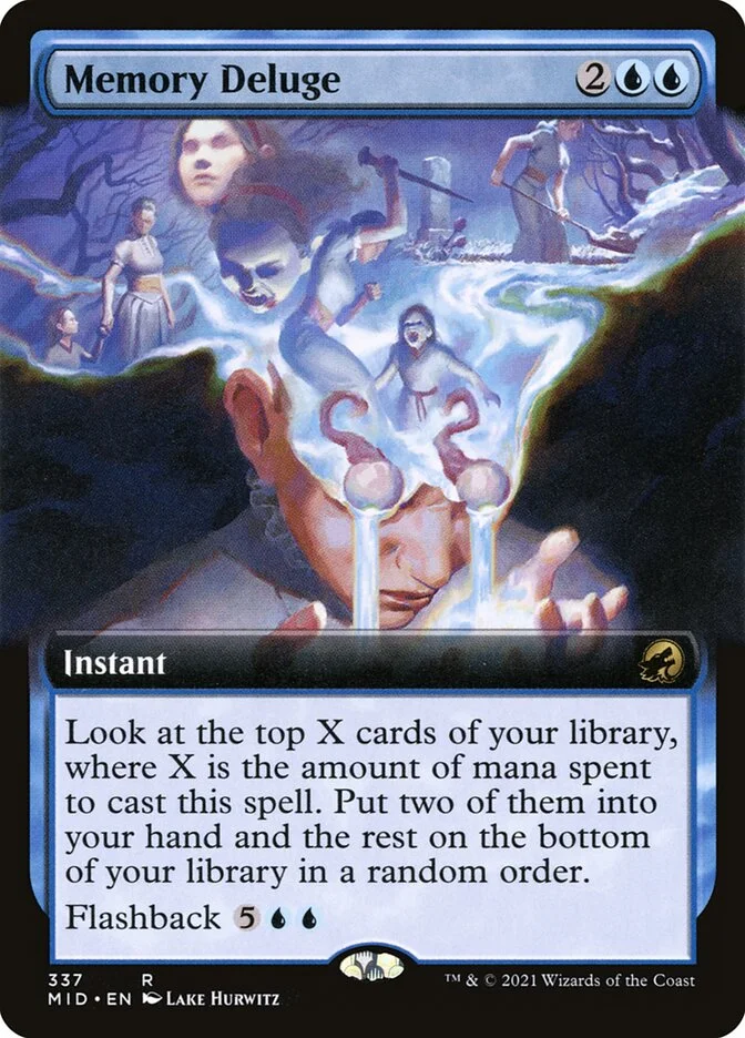 Memory Deluge (Innistrad: Midnight Hunt) - Magic: The Gathering in TCG Land