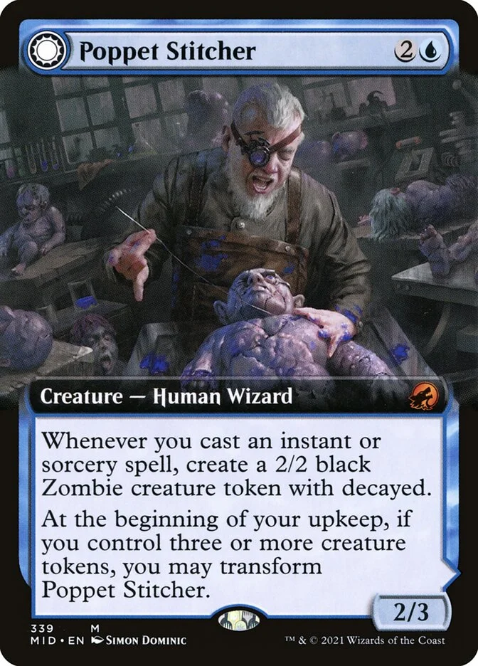 Poppet Stitcher (Innistrad: Midnight Hunt) - Magic: The Gathering in TCG Land