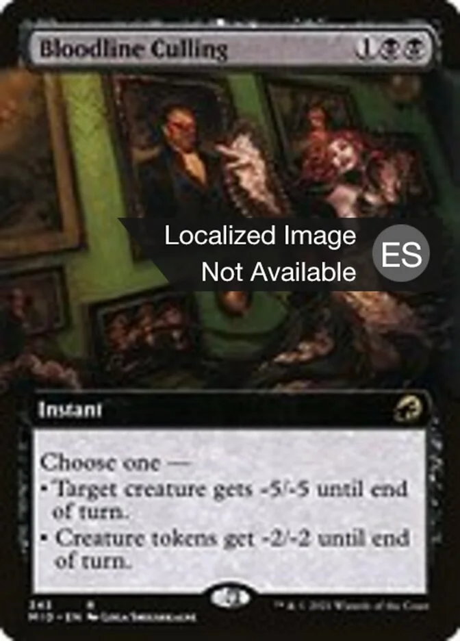 Exterminio del linaje (Innistrad: Midnight Hunt) - Magic: The Gathering in TCG Land