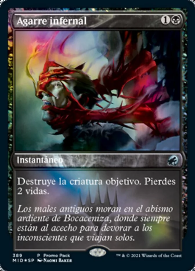 Agarre infernal (Innistrad: Midnight Hunt) - Magic: The Gathering in TCG Land México