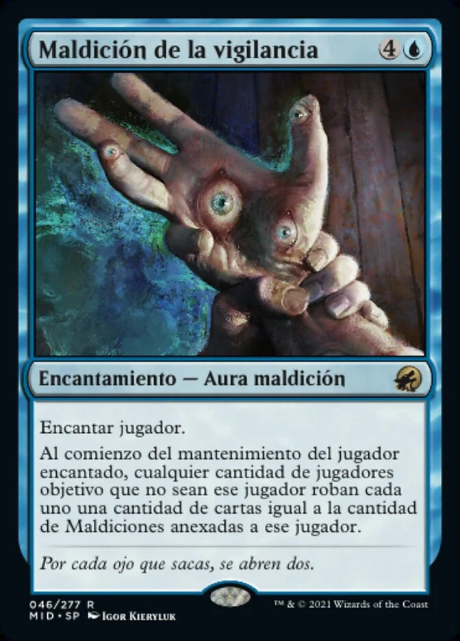 Maldición de la vigilancia (Innistrad: Midnight Hunt) - Magic: The Gathering in TCG Land
