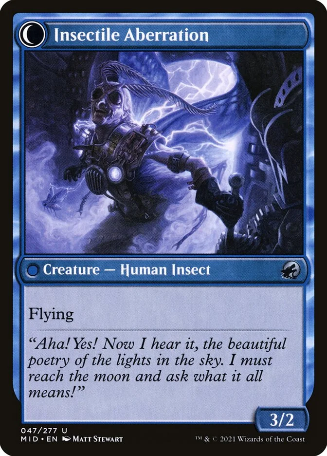 Insectile Aberration (Innistrad: Midnight Hunt) - Magic: The Gathering in TCG Land