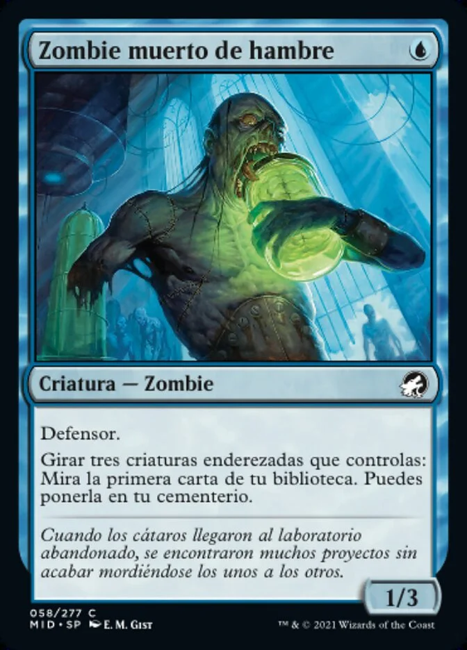 Zombie muerto de hambre (Innistrad: Midnight Hunt) - Magic: The Gathering in TCG Land