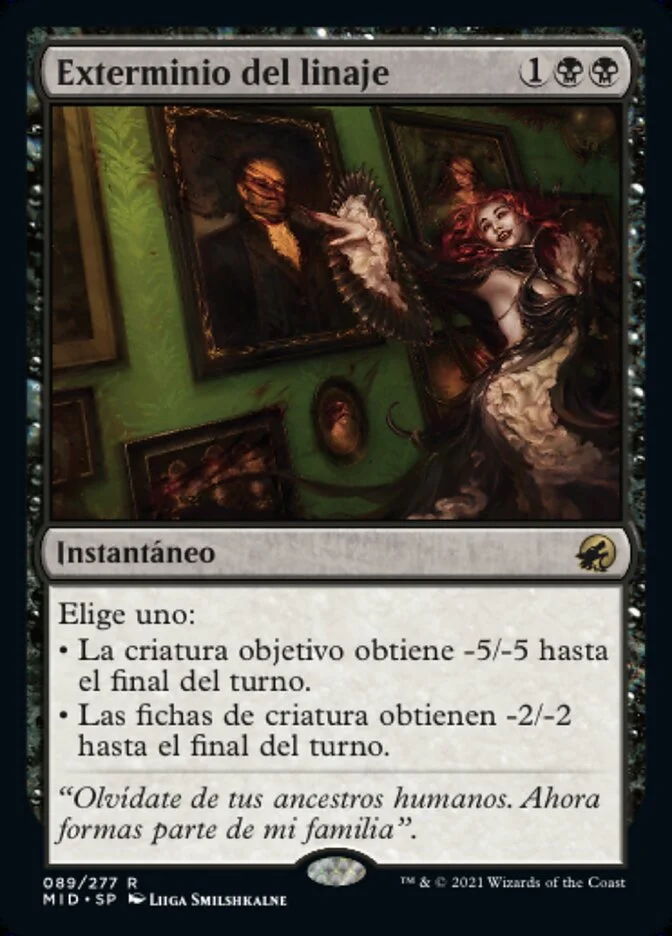 Exterminio del linaje (Innistrad: Midnight Hunt) - Magic: The Gathering in TCG Land