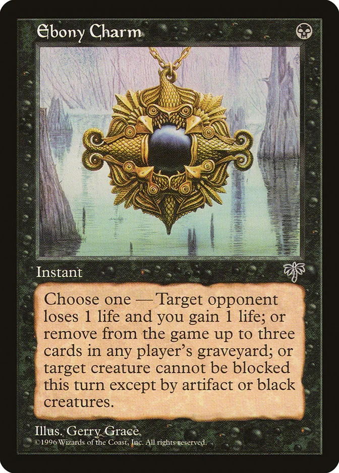 Ebony Charm (Mirage) - Magic: The Gathering in TCG Land