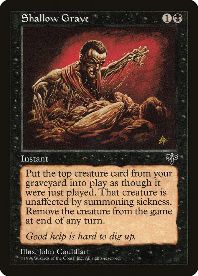 Shallow Grave (Mirage) - Magic: The Gathering in TCG Land