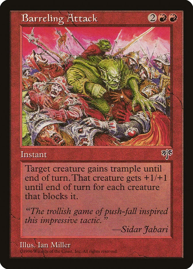 Barreling Attack (Mirage) - Magic: The Gathering in TCG Land
